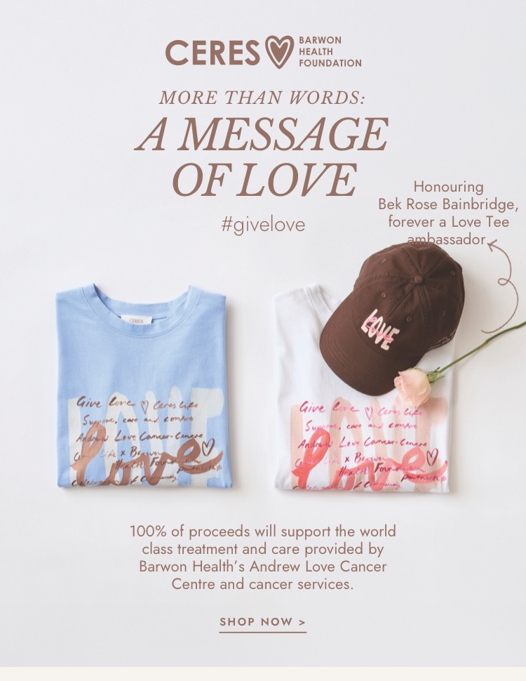 Our love language is giving. Click to shop