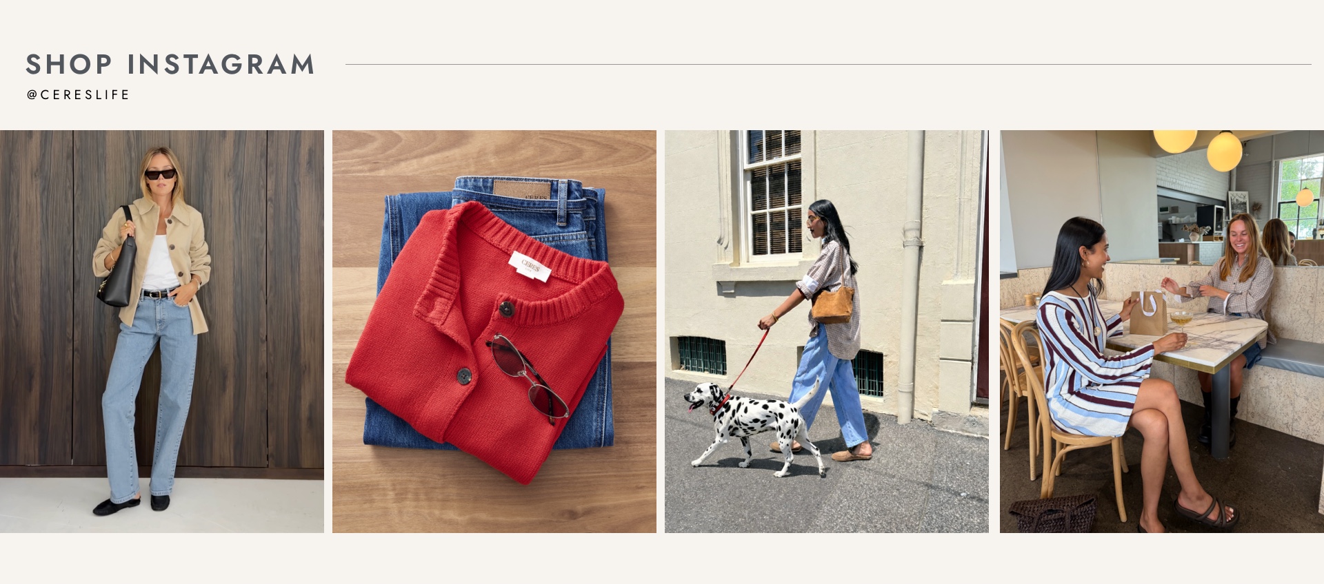 Follow Ceres Life Instagram Shop Ceres Insta