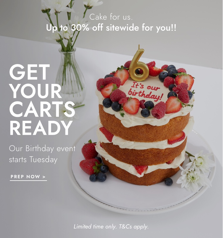 Get your carts ready. Click to prep.