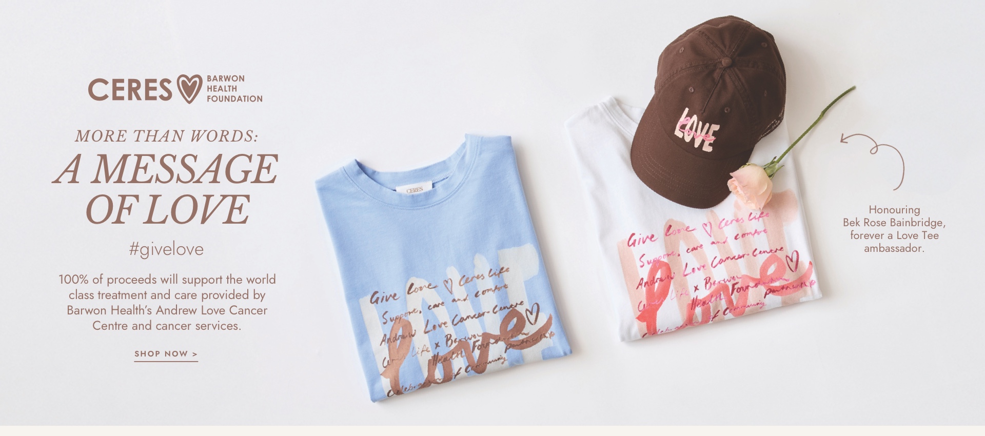 Our love language is giving. Click to shop.