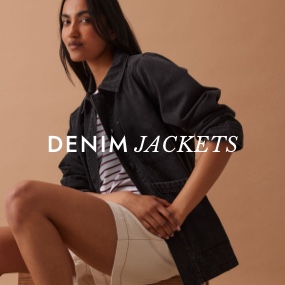 Denim jackets. Click to shop.