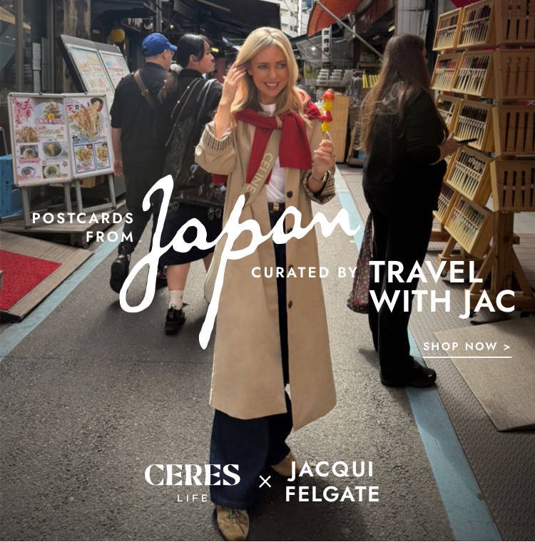 Jacqui Felgate's travel edit is now live. Click to shop.
