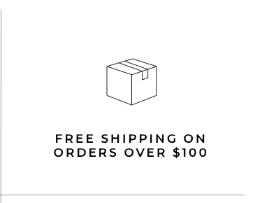 Free delivery over $100. Click for more information.