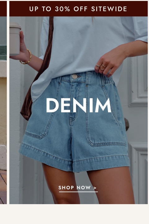 Click to shop denim now.