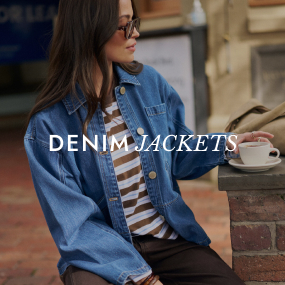 Denim jackets. Click to shop.