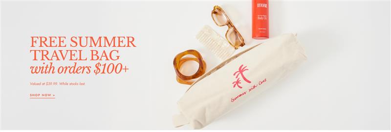 Free gift for you with orders over $100. Click to shop.