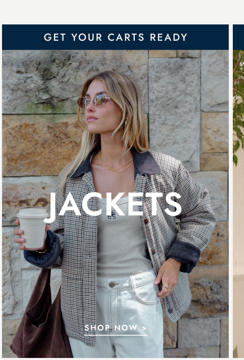 Click to shop jackets now.