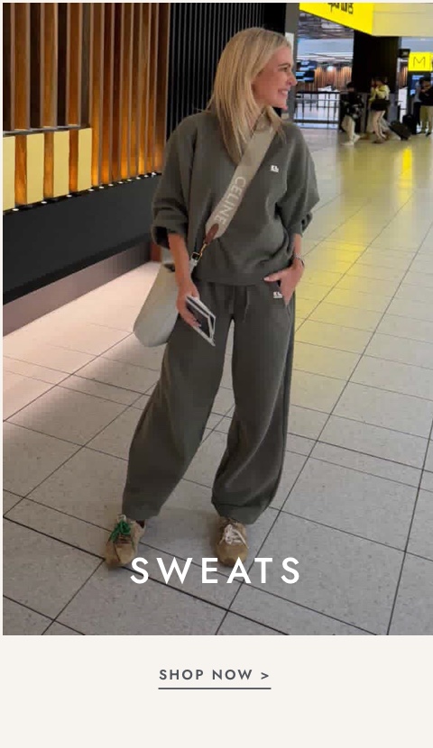 Click to shop sweats now.