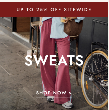 Click to shop sweats now.