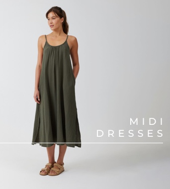 Midi Dresses. Click to shop.