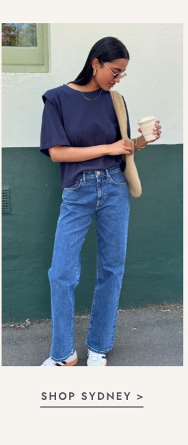 Shop straight leg jeans. Click to shop.