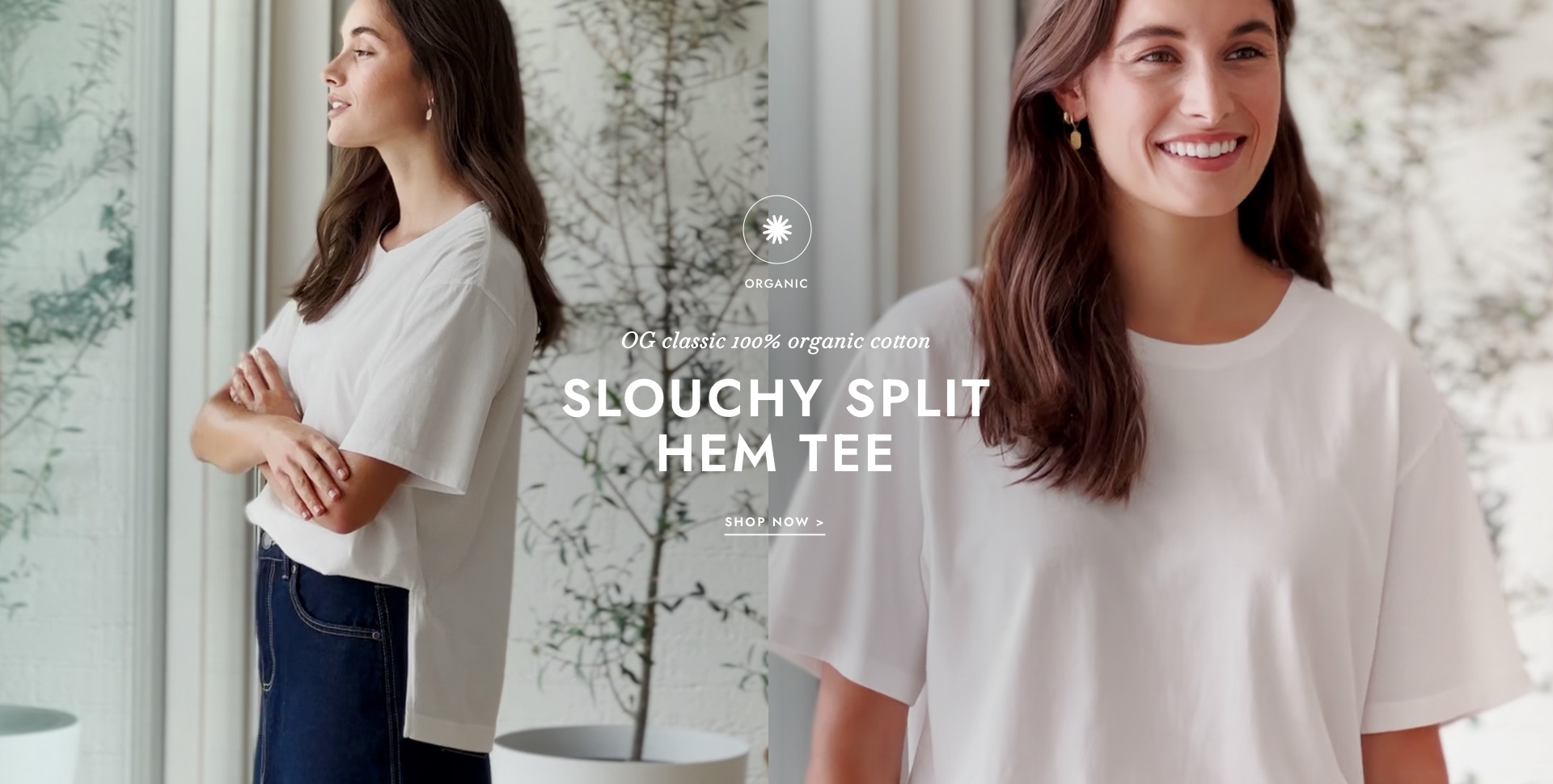 Slouchy Tee. Shop now.
