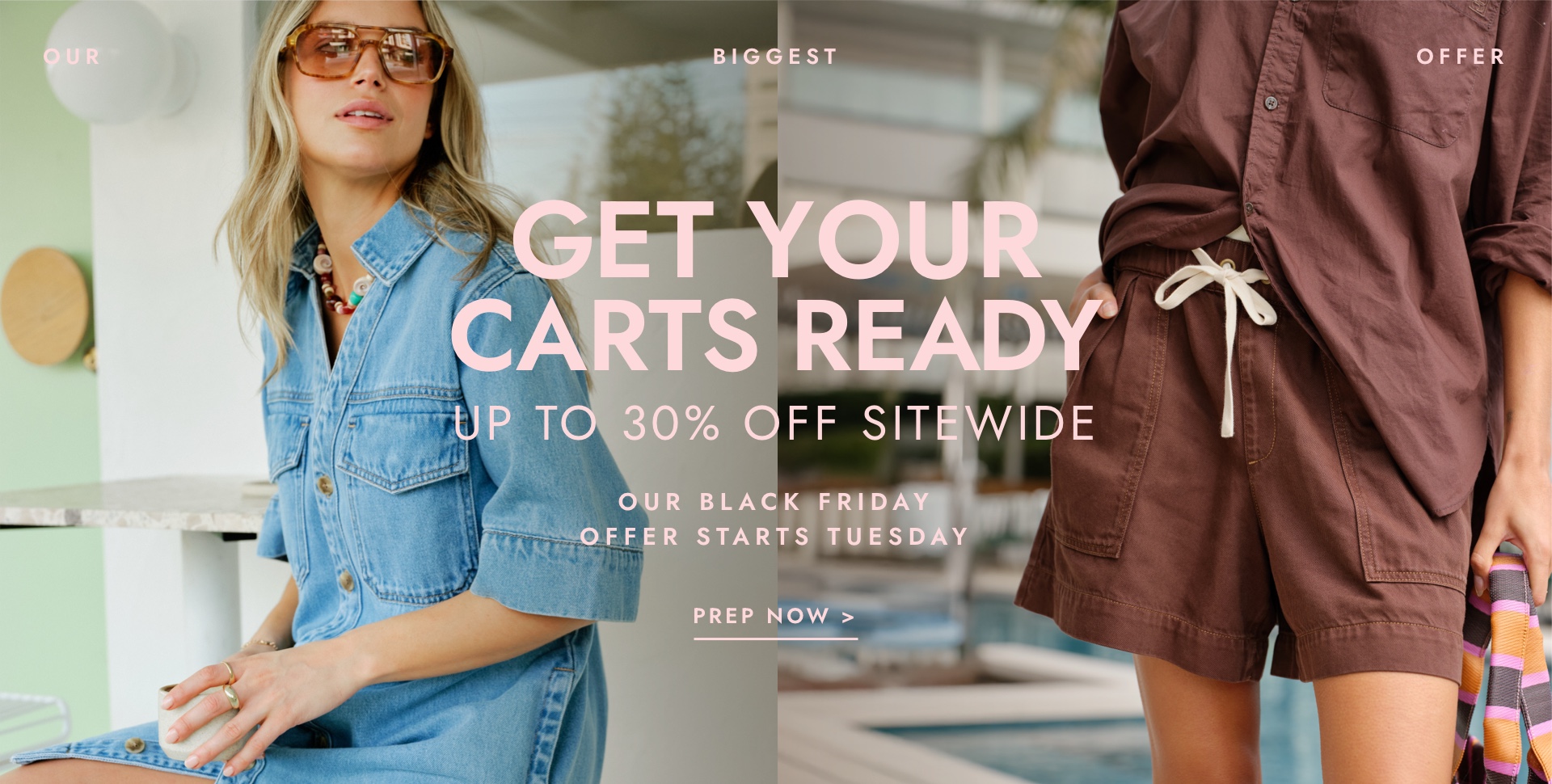 Get your carts ready. Click to prep.