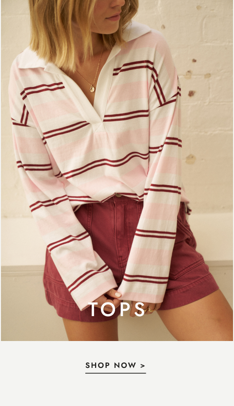 Click to shop tops now.
