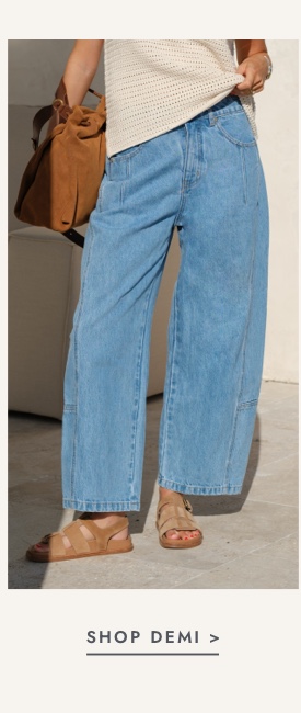 Shop soft leg jeans. Click to shop.
