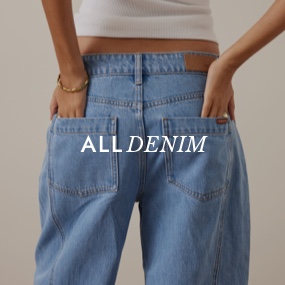 Shop all denim. Click to shop.
