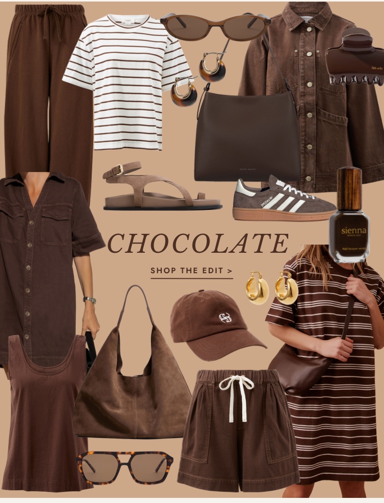 New In Chocolate. Click to shop.