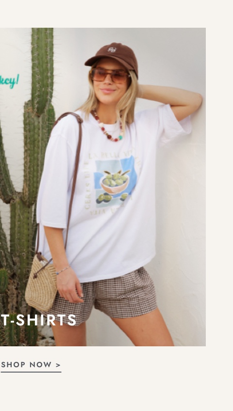 Click to shop t-shirts now.