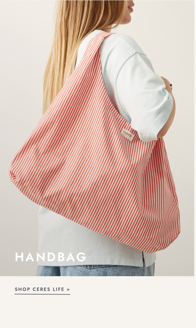Use your free gift as a handbag. Click to shop.