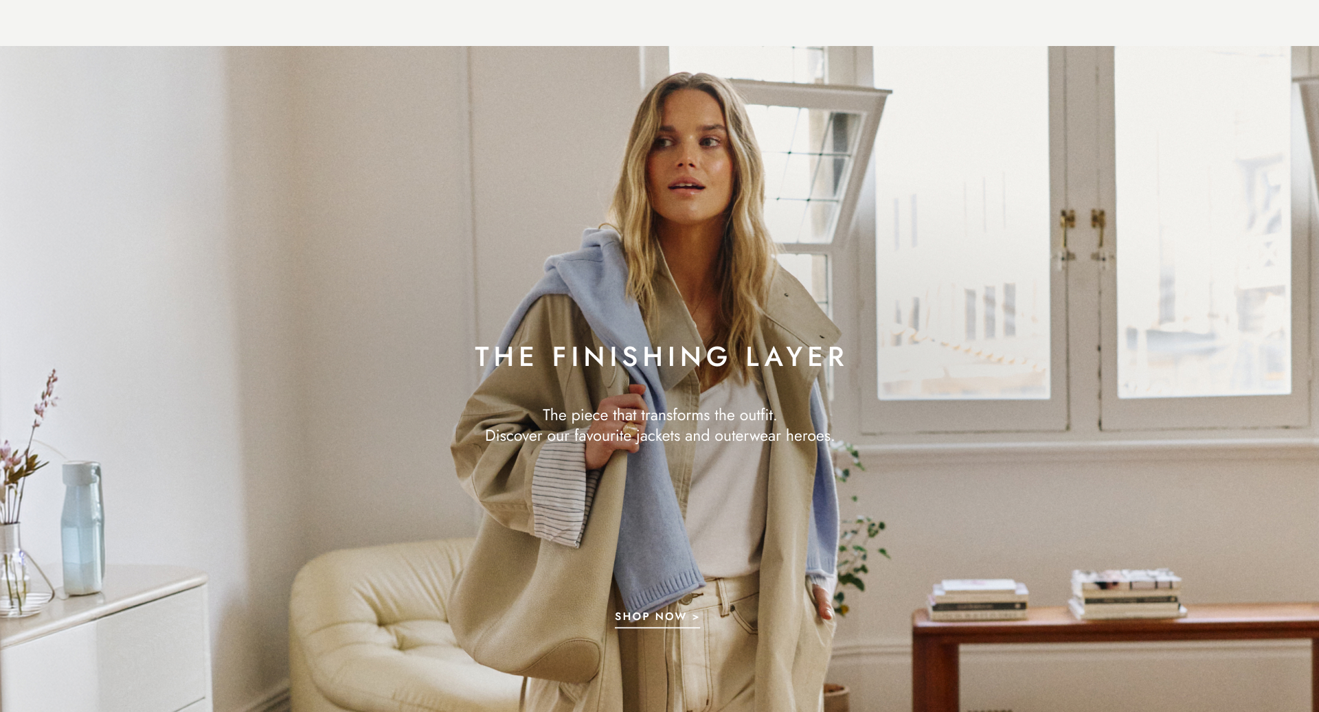 The finishing layer. Click to shop.