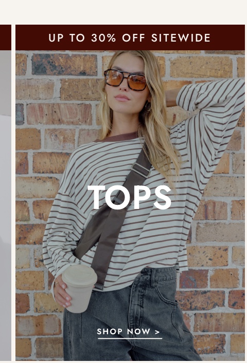Click to shop tops now.
