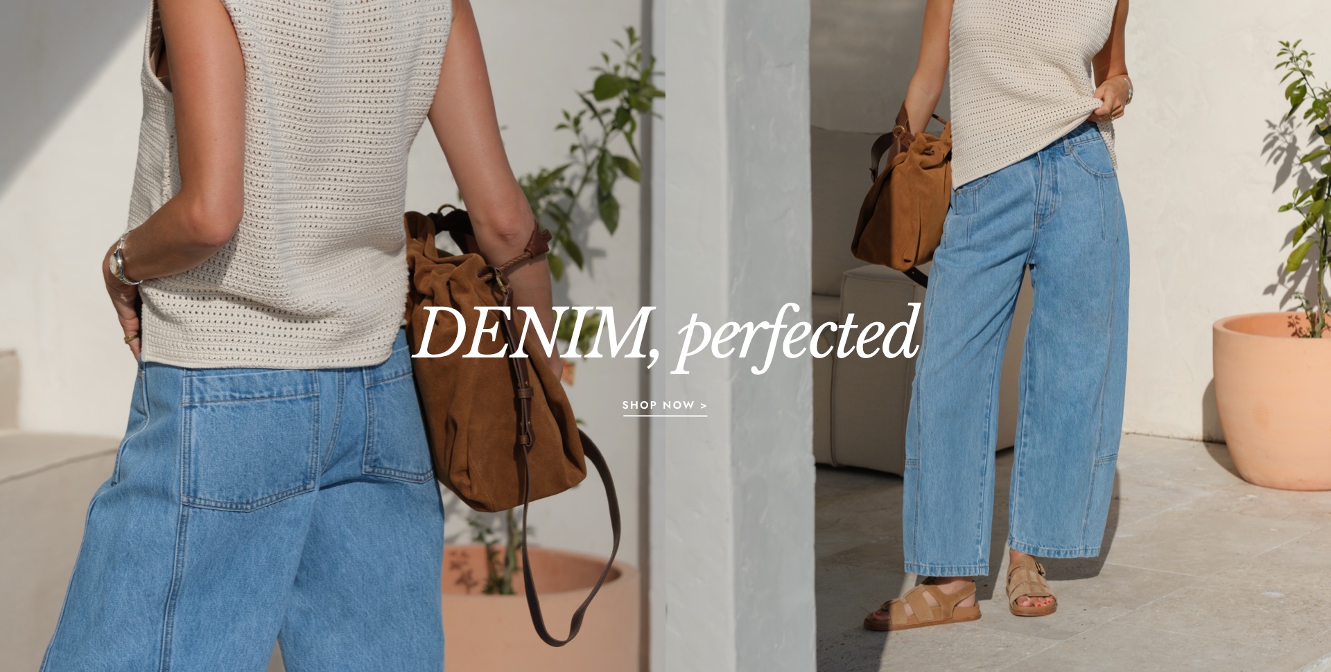 Denim, perfected. Click to shop.