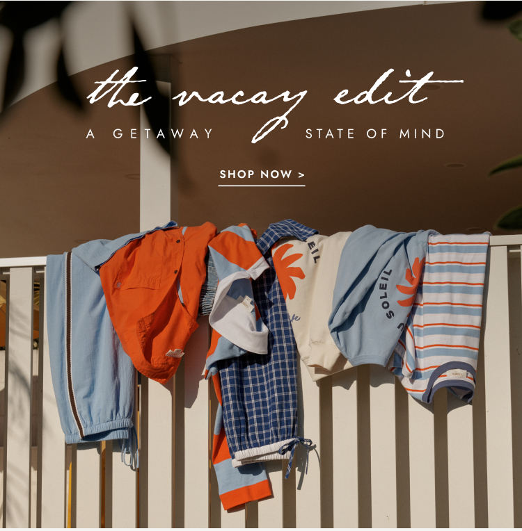 The vacay edit. Click to shop