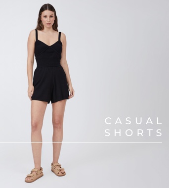 Casual Shorts. Click to shop.