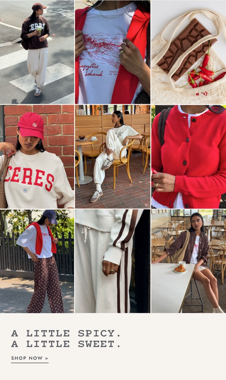 A little spicy. A little sweet. Click to shop.