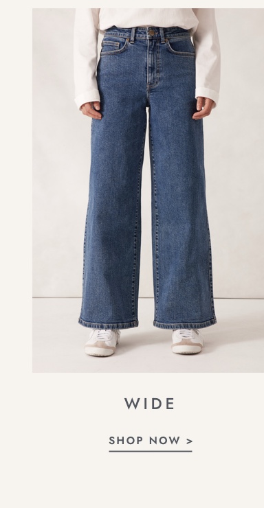 Shop wide leg jeans. Click to shop.