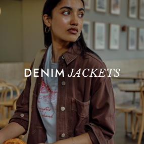 Denim jackets. Click to shop.