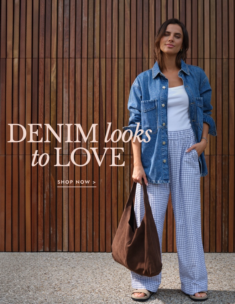 Denim looks we love. Click to shop