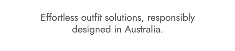 Responsibly designed in Australia