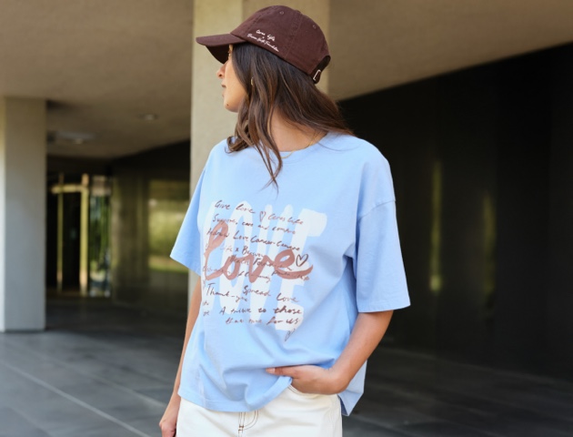 Love Tee Blue