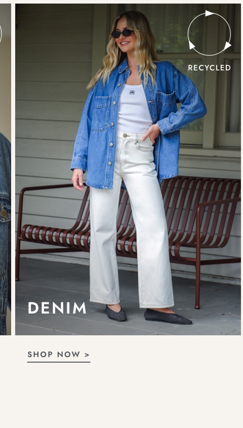 Click to shop denim now.
