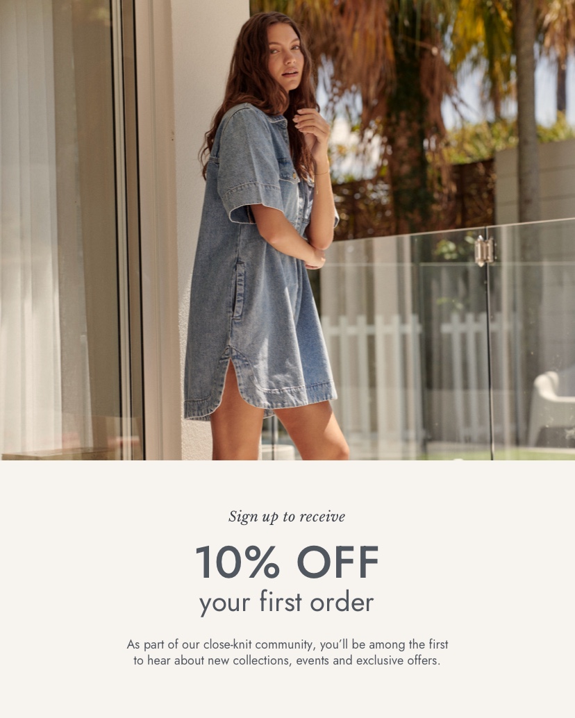 Become a part of our inner circle. Get 10% off your first order, Receive alerts for new product drops and early notice of sale
