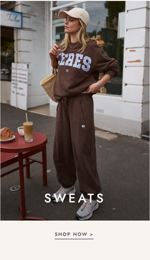 Click to shop sweats now.