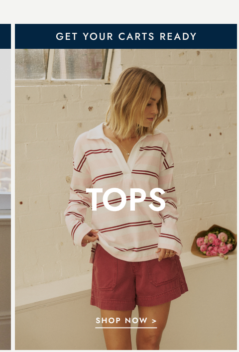Click to shop tops now.