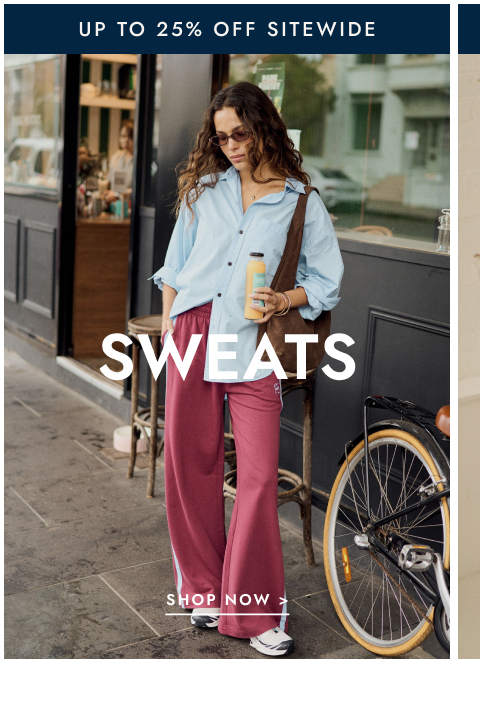 Click to shop sweats now.