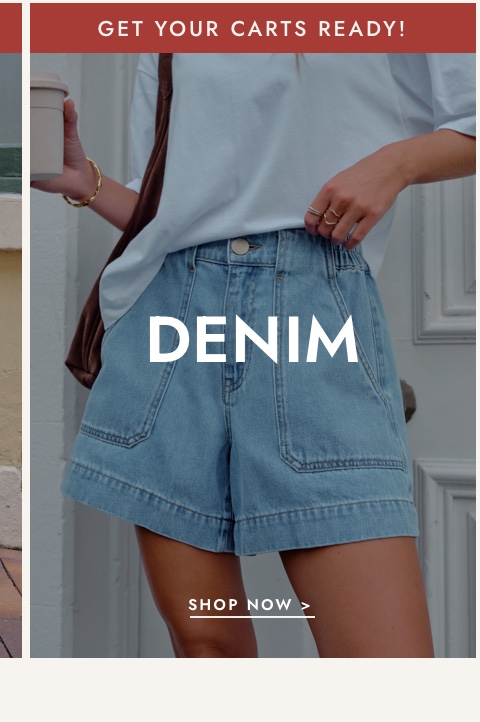Click to shop denim now.