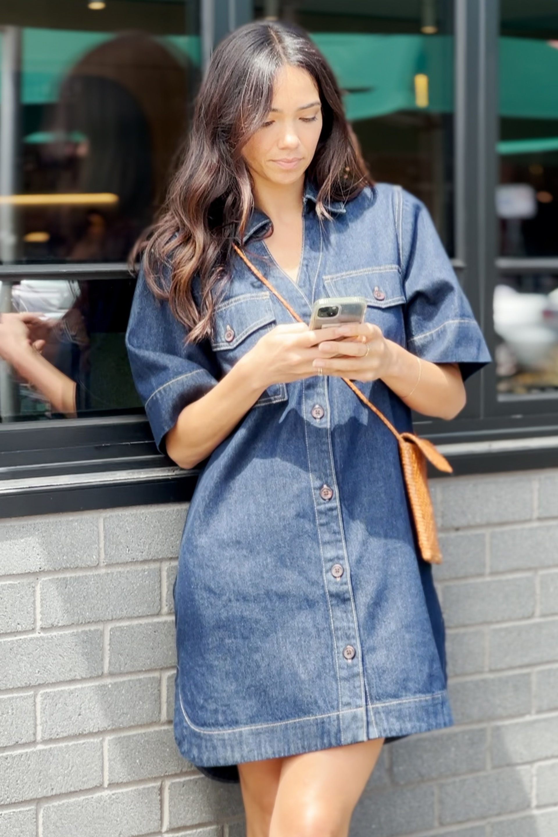 Boxy Shirt Dress