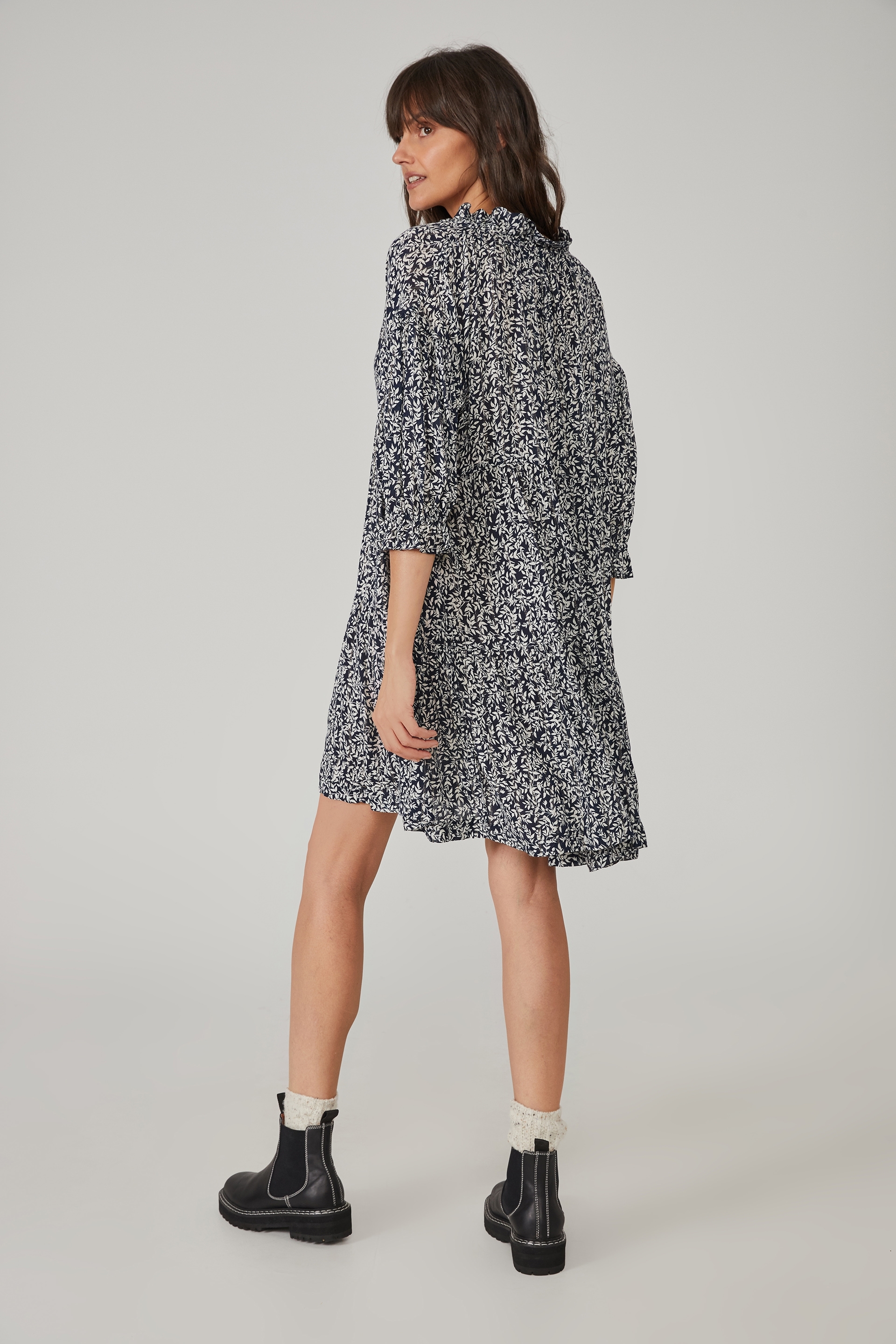 Short Ruffle Tiered Dress