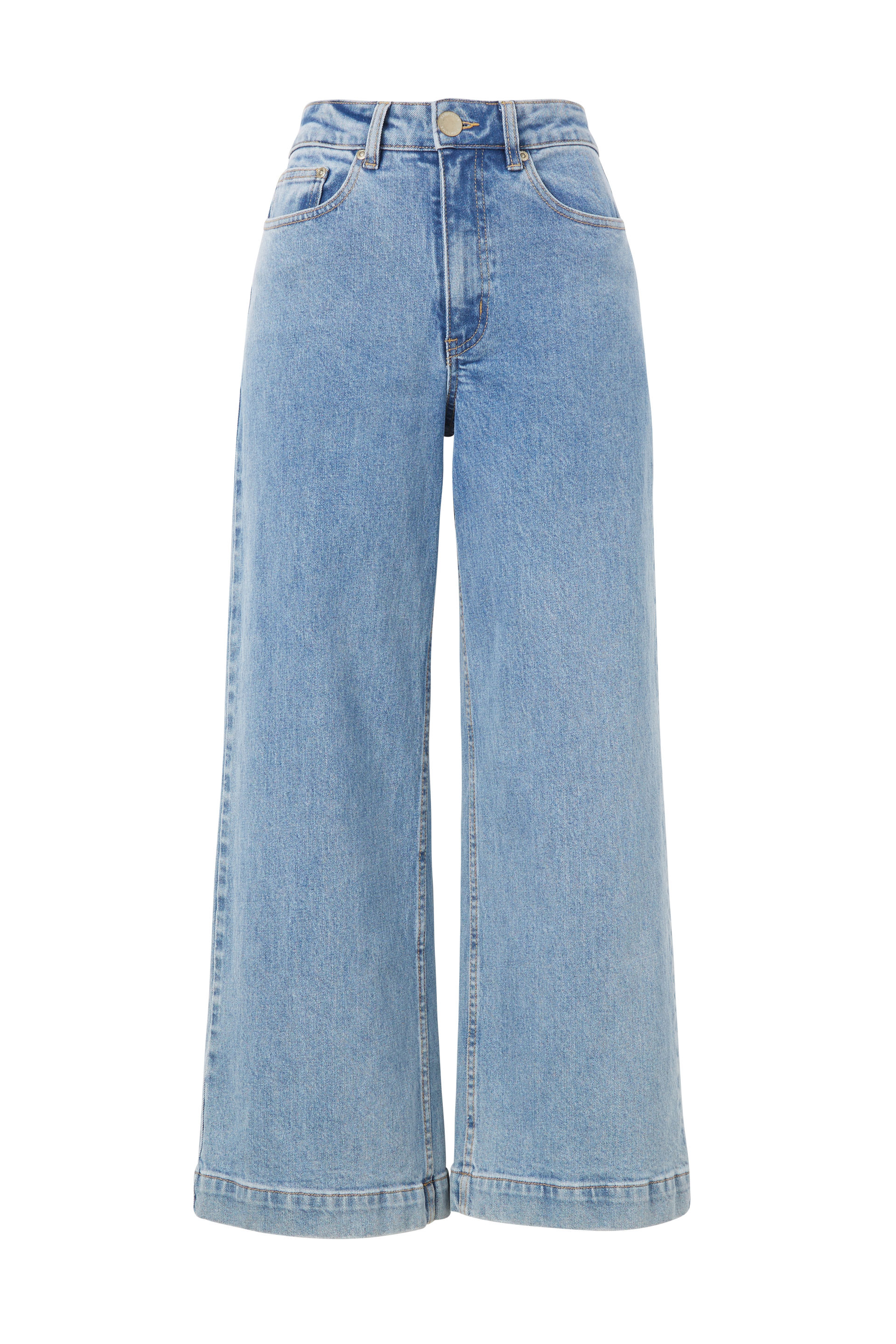 Wide Leg Jean In Organic Cotton | Ceres Life